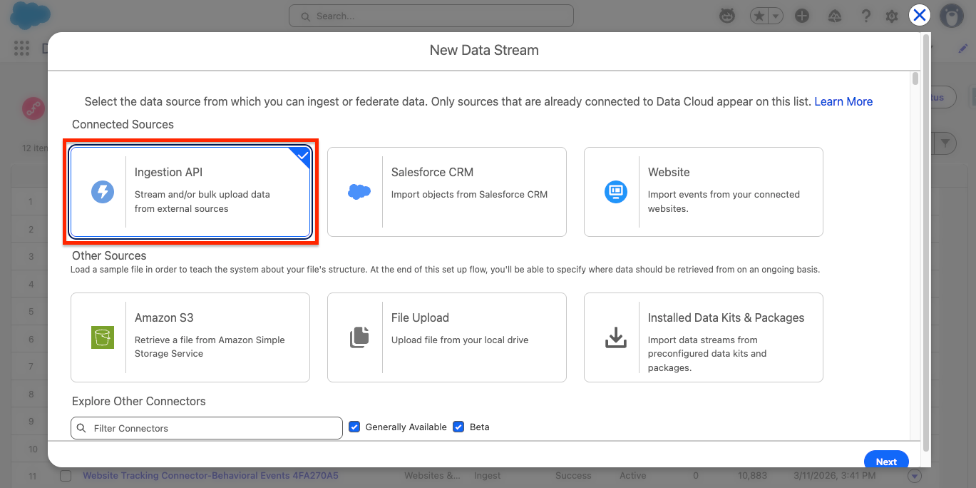 How to use the Ingestion API Data Stream in Data 360 - arthurbackouche.com